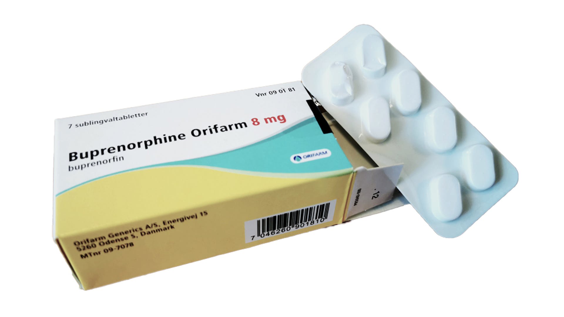 Bilde av en pakning med Buprenorfin 