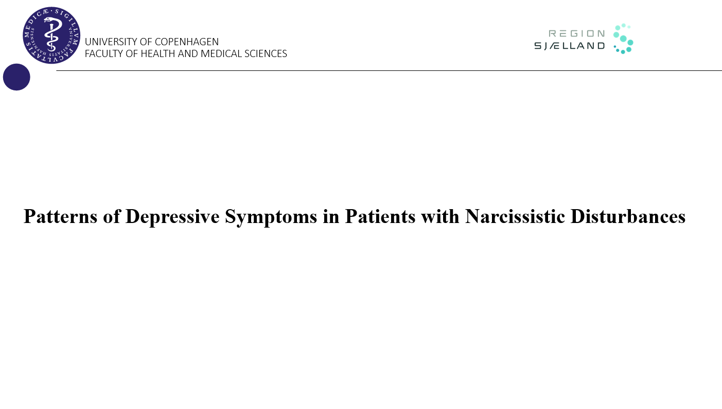 Video av Mønstre med depressive symptomer hos personer med narsissistiske problemer